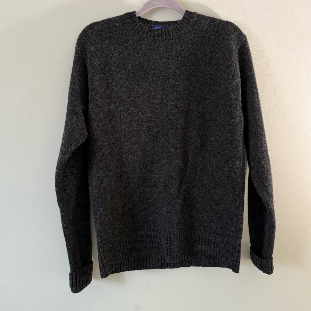 Pendleton Men's Dark Gray Crewneck Sweater washable wool